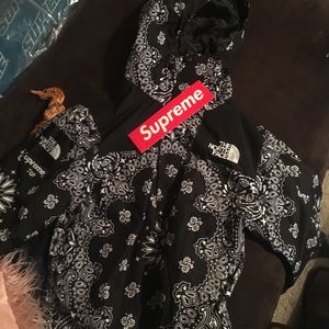 tnf supreme bandana jacket